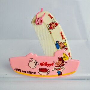 RARE Kellogg's Snap Crackle Pop Comb & Kepper Set Vintage